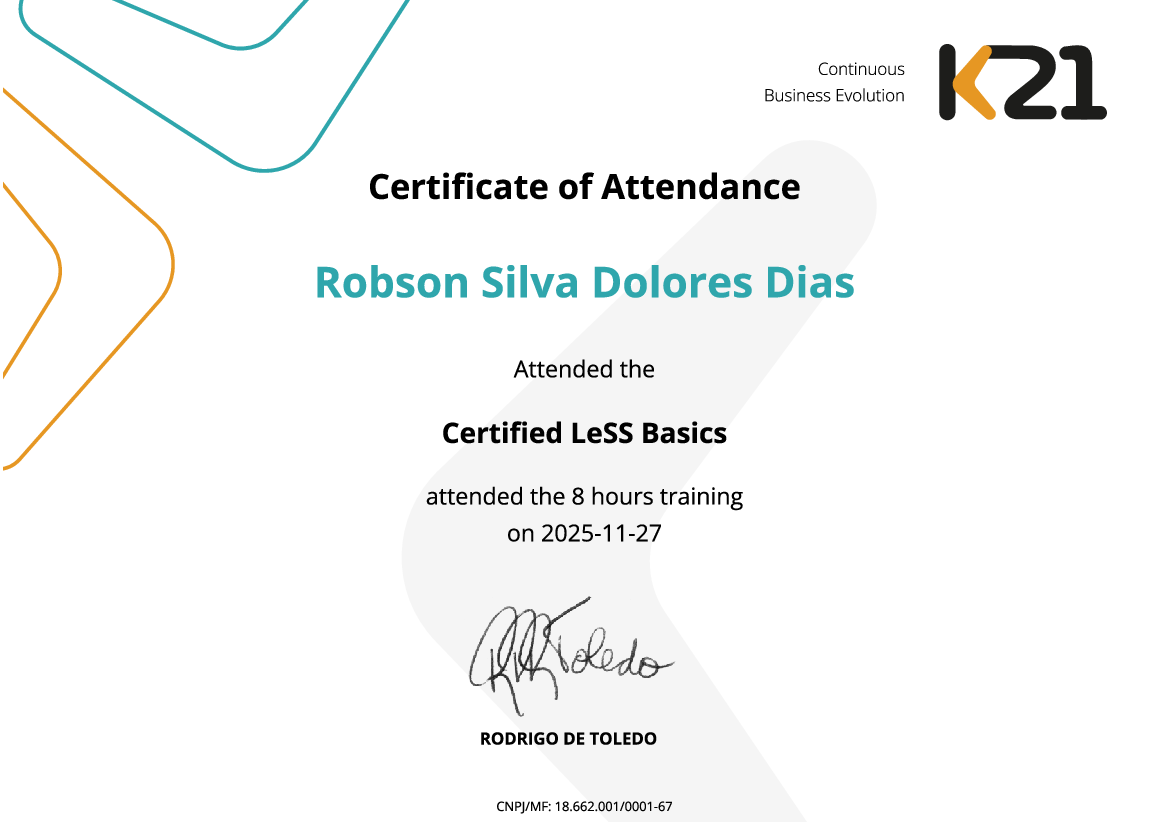 Certificado K21
